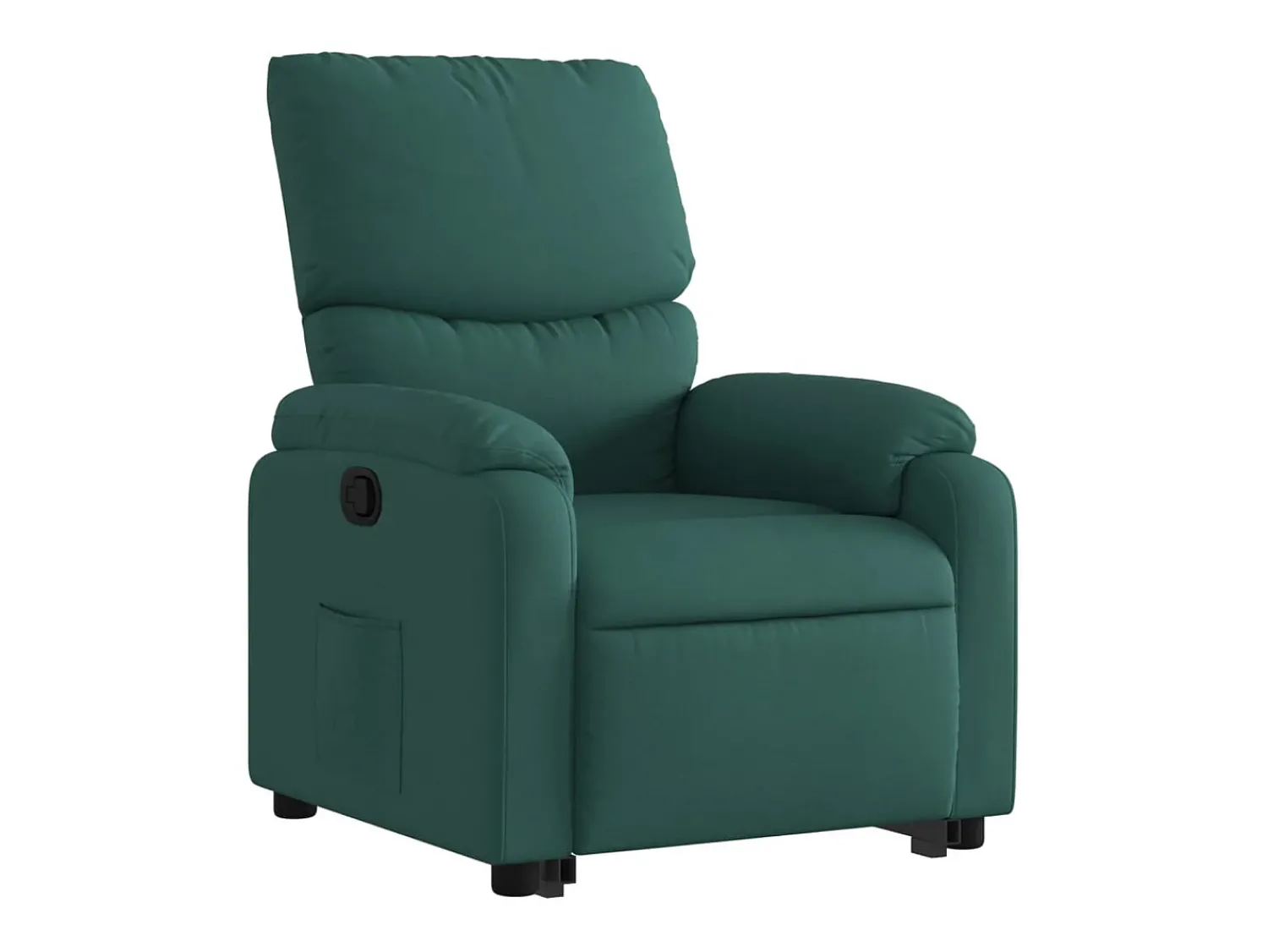 Poltrona Confortável | Poltrona reclinável elevatória tecido verde-escuro SHL327375^ Poltrona