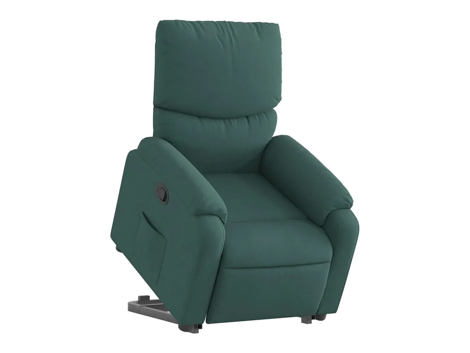 Poltrona Confortável | Poltrona reclinável elevatória tecido verde-escuro SHL327375^ Poltrona