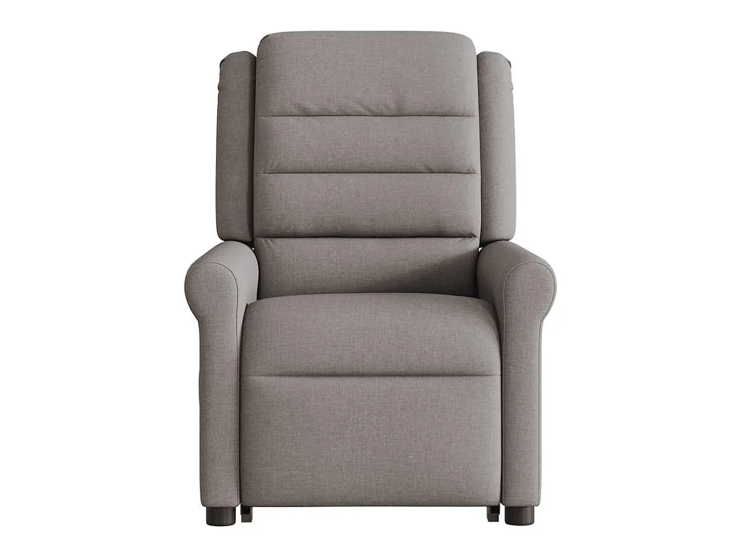 Sale Poltrona Confortável | Poltrona reclinável elevatória tecido cinzento-acastanhado SHL819448 Taupe