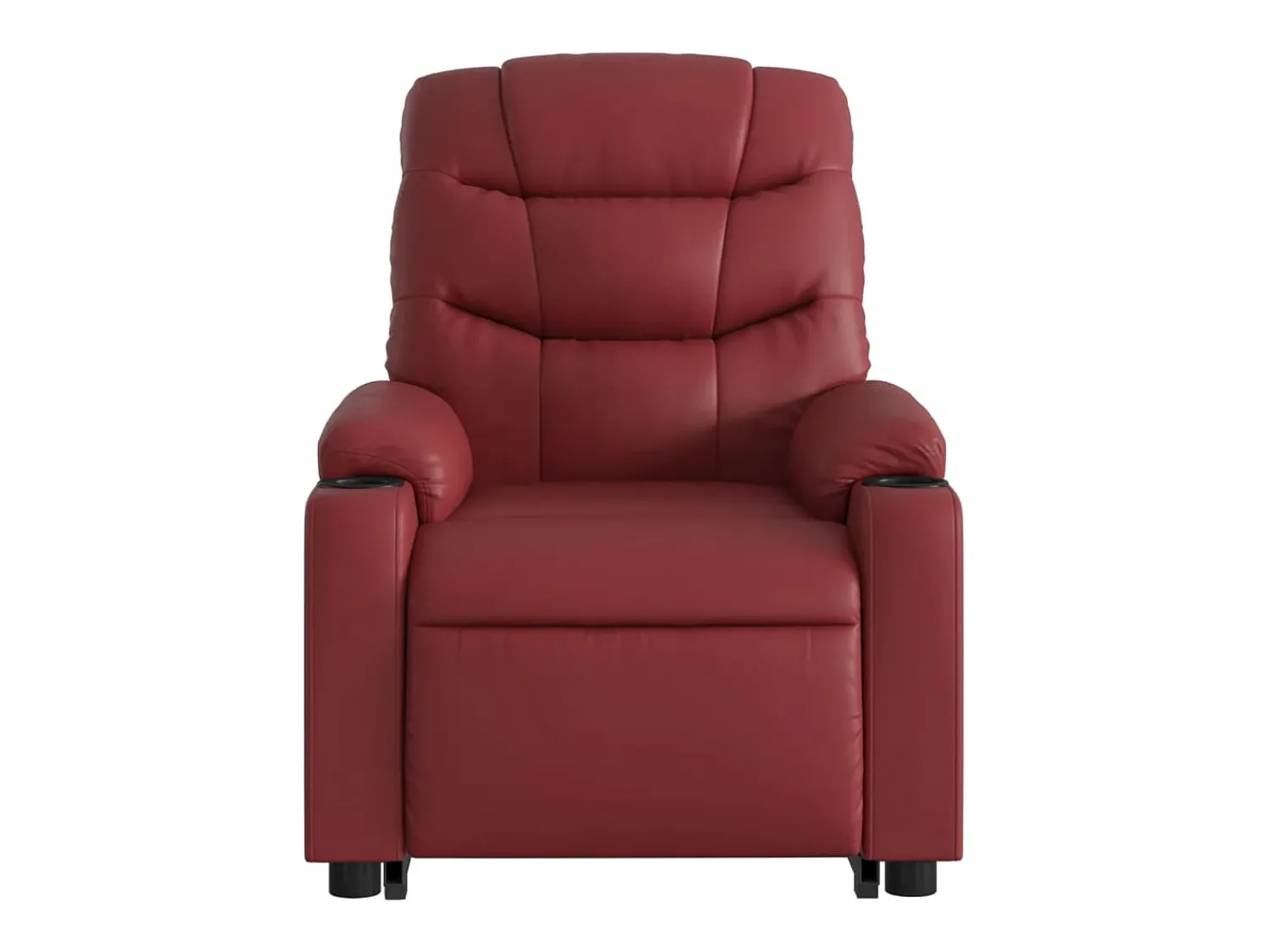 Poltrona Confortável | Poltrona reclinável elevatória couro artificial tinto SHL761103^ Poltrona
