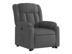 Poltrona* Poltrona Confortável | Poltrona reclinável elevatória elétrica tecido cinzento-escuro SHL905041 Cinza antracite