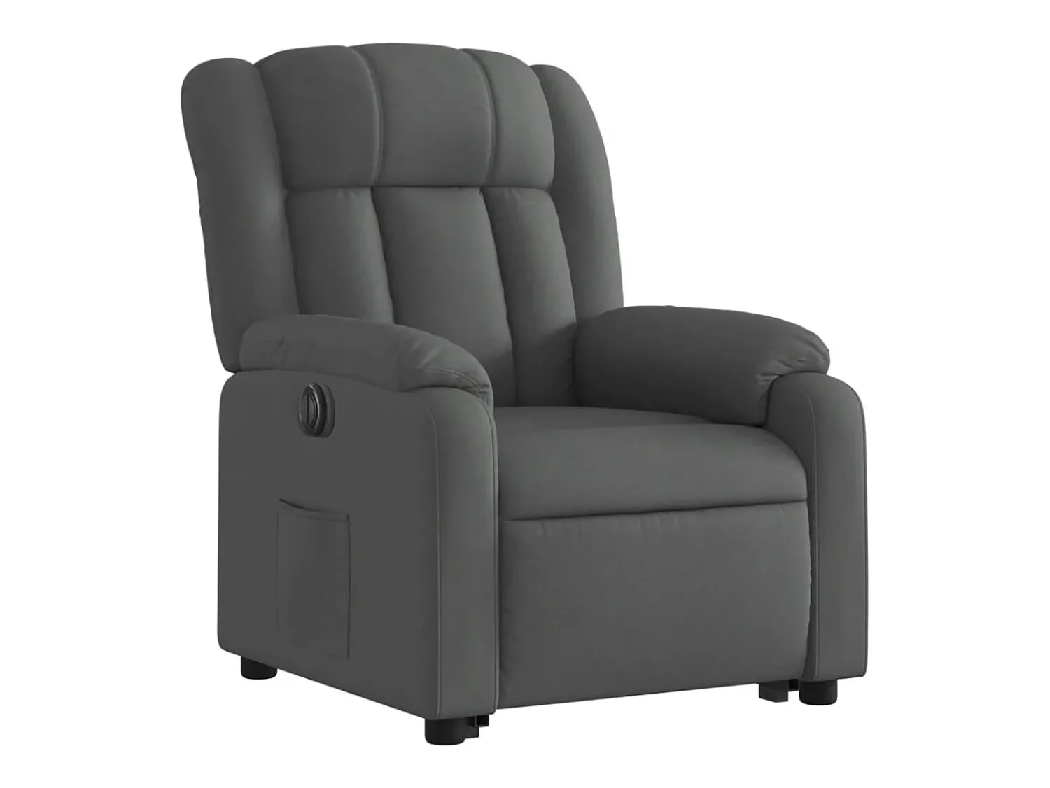 Poltrona* Poltrona Confortável | Poltrona reclinável elevatória elétrica tecido cinzento-escuro SHL905041 Cinza antracite