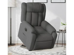Poltrona* Poltrona Confortável | Poltrona reclinável elevatória elétrica tecido cinzento-escuro SHL905041 Cinza antracite