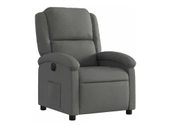 Poltrona| Poltrona Confortável | Poltrona reclinável elétrica tecido cinzento-escuro SHL39423 Cinza antracite