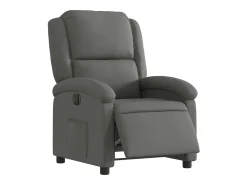 Poltrona| Poltrona Confortável | Poltrona reclinável elétrica tecido cinzento-escuro SHL39423 Cinza antracite