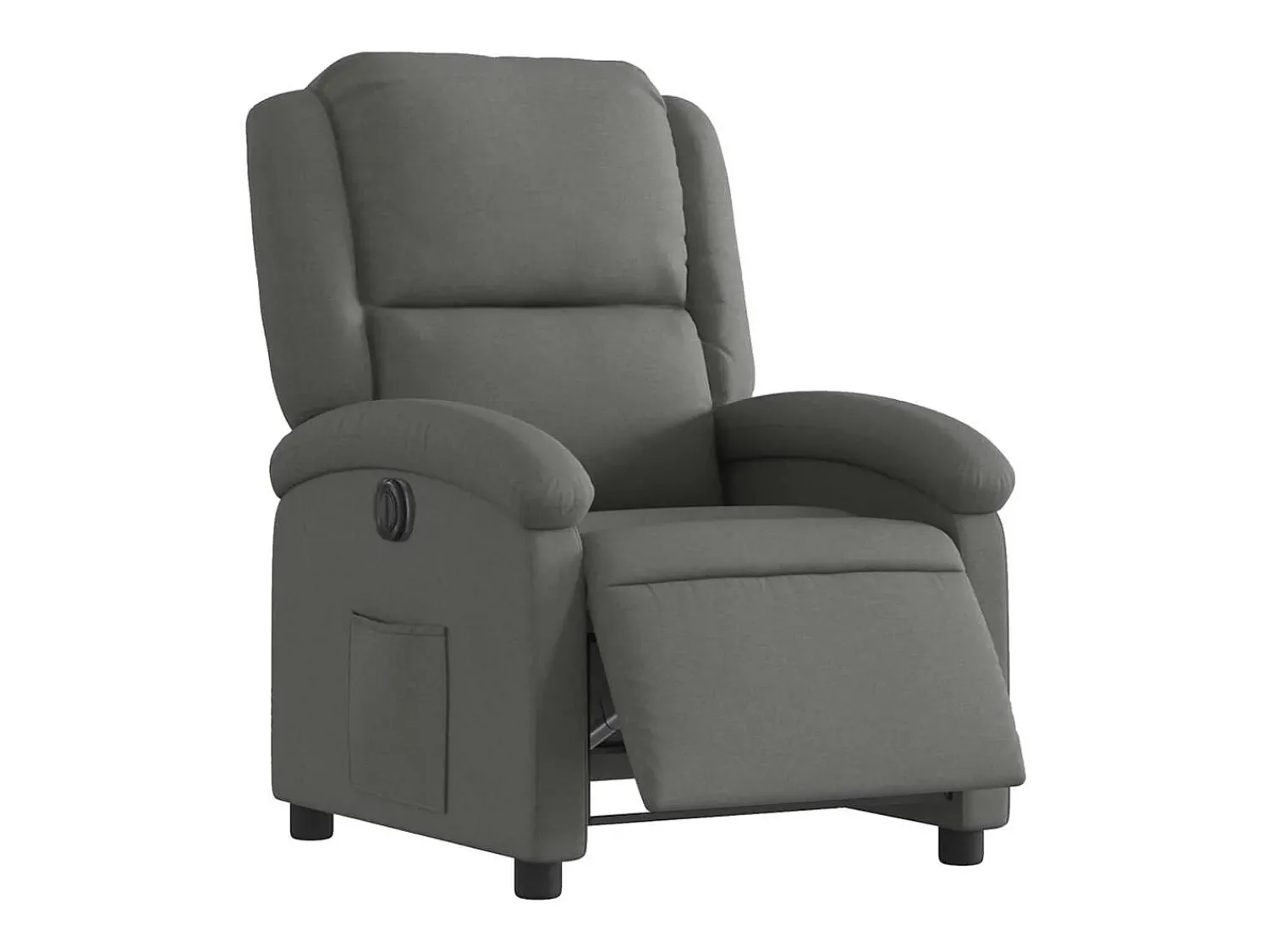 Poltrona| Poltrona Confortável | Poltrona reclinável elétrica tecido cinzento-escuro SHL39423 Cinza antracite