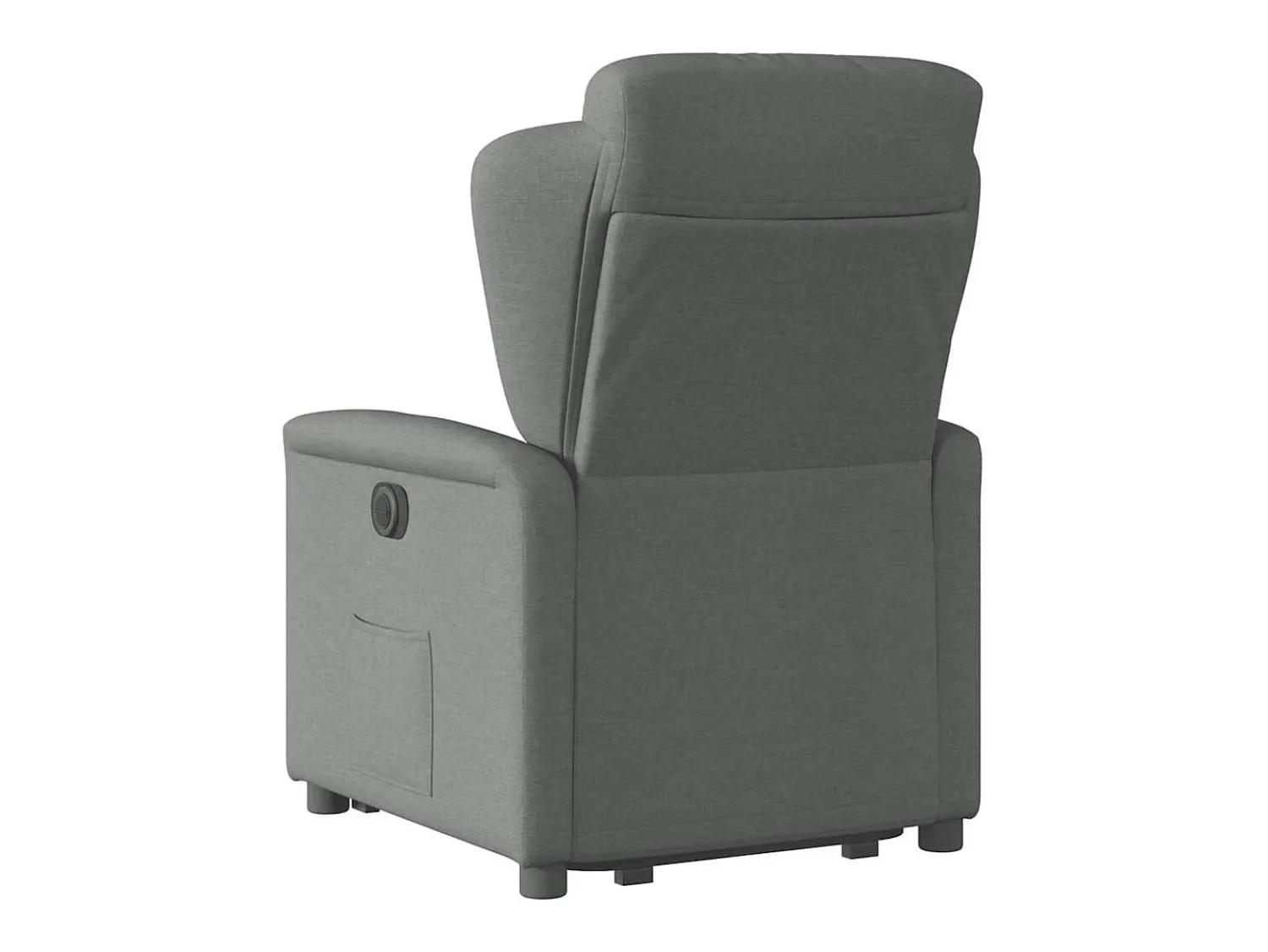 Clearance Poltrona Confortável | Poltrona reclinável elevatória tecido cinzento-escuro SHL783607 Cinza antracite