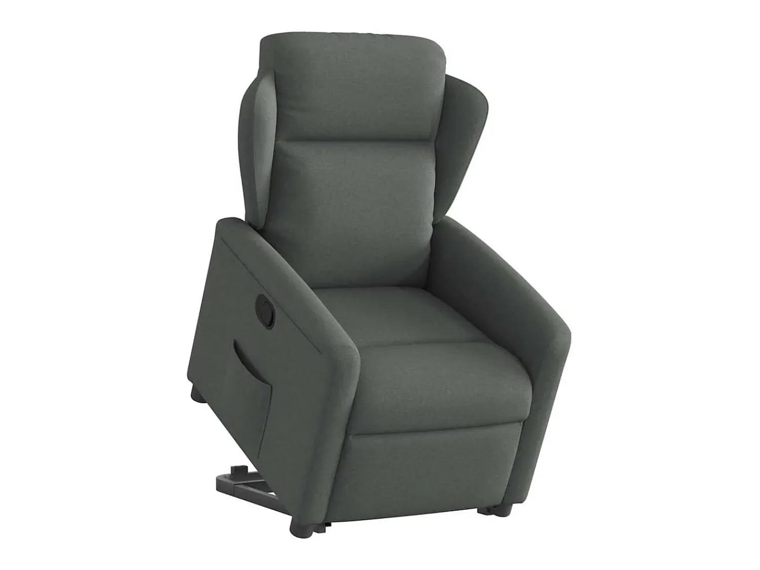Clearance Poltrona Confortável | Poltrona reclinável elevatória tecido cinzento-escuro SHL783607 Cinza antracite