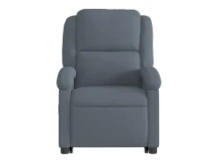 Poltrona* Poltrona Confortável | Poltrona reclinável elevatória elétrica veludo -escuro SHL456423 Cinzento
