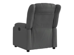 Poltrona| Poltrona Confortável | Poltrona reclinável elétrica tecido cinzento-escuro SHL370758 Cinza antracite