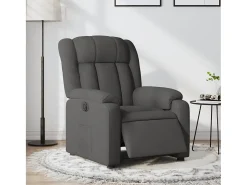 Poltrona| Poltrona Confortável | Poltrona reclinável elétrica tecido cinzento-escuro SHL370758 Cinza antracite