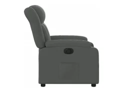 Poltrona| Poltrona Confortável | Poltrona reclinável elétrica tecido cinzento-escuro SHL370758 Cinza antracite
