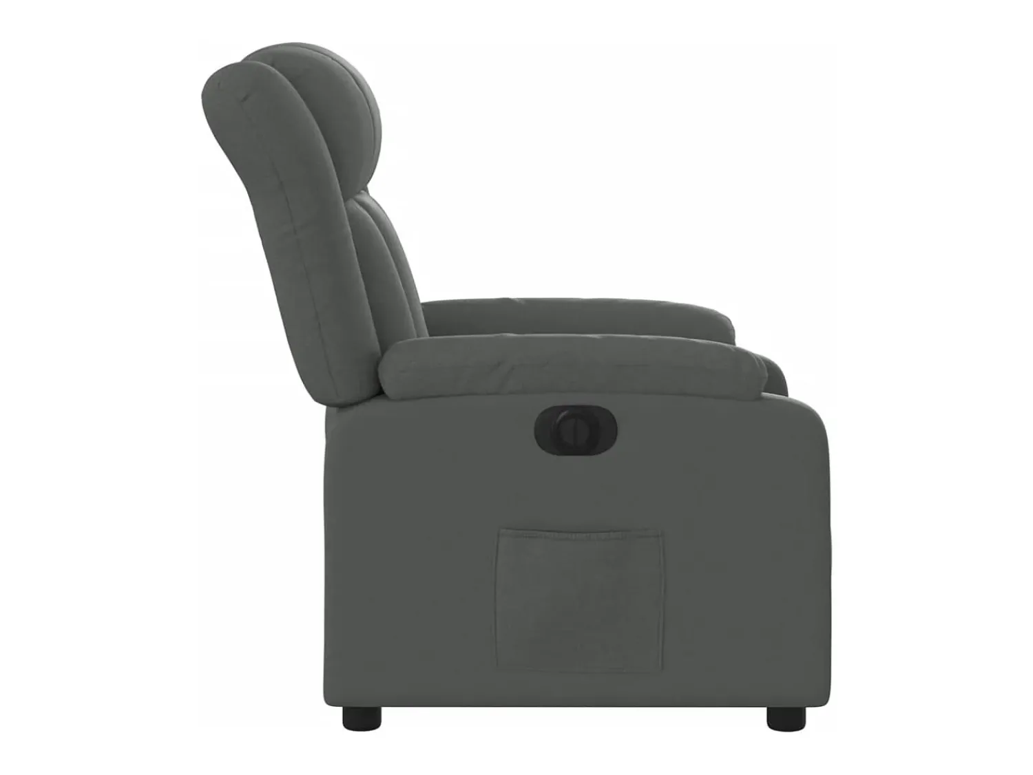 Poltrona| Poltrona Confortável | Poltrona reclinável elétrica tecido cinzento-escuro SHL370758 Cinza antracite