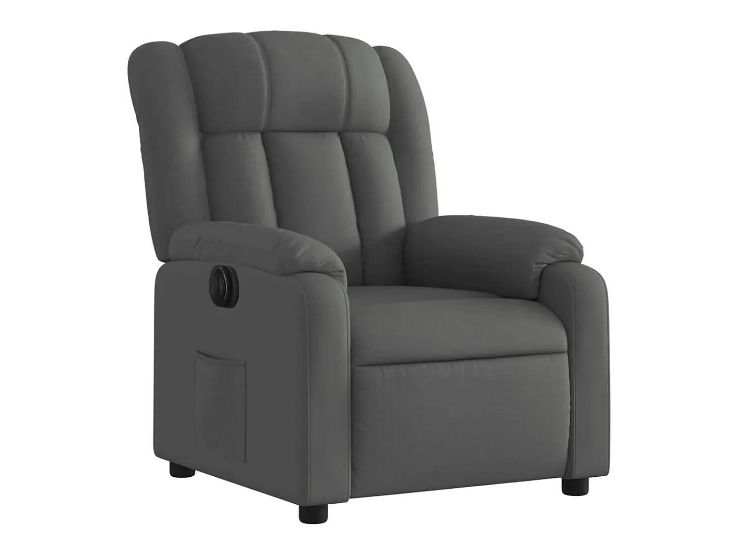 Poltrona| Poltrona Confortável | Poltrona reclinável elétrica tecido cinzento-escuro SHL370758 Cinza antracite