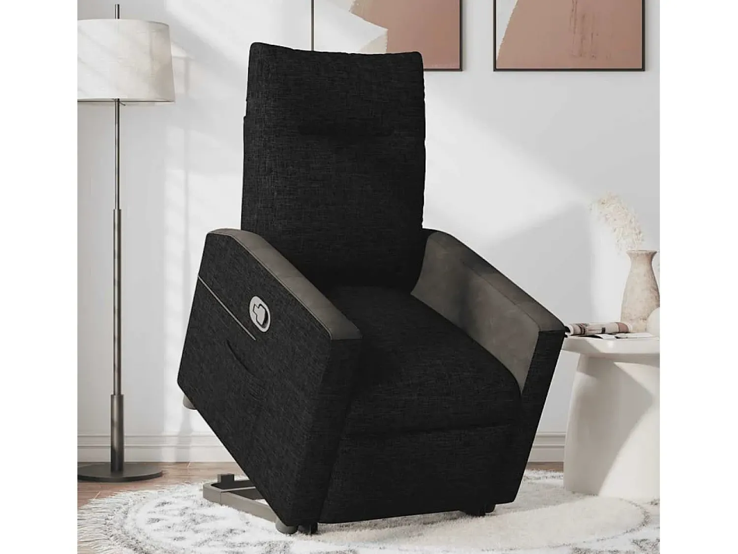Poltrona Confortável | Poltrona reclinável elevatória tecido SHL119578^ Poltrona