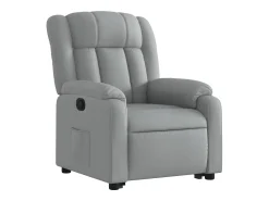 Sale Poltrona Confortável | Poltrona reclinável elevatória tecido -claro SHL106029 Cinzento