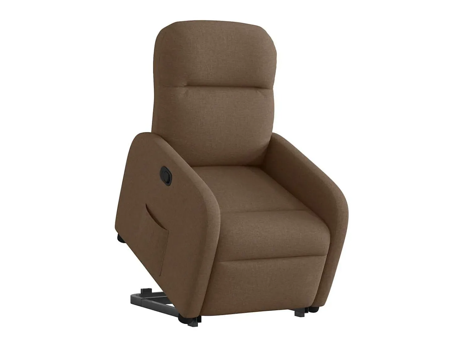 Poltrona* Poltrona Confortável | Poltrona reclinável elevatória tecido SHL125855 Castanho
