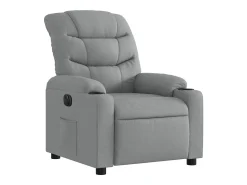 Poltrona| Poltrona Confortável | Poltrona reclinável elétrica tecido -claro SHL975881 Cinzento