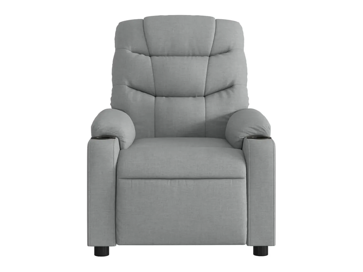 Poltrona| Poltrona Confortável | Poltrona reclinável elétrica tecido -claro SHL975881 Cinzento