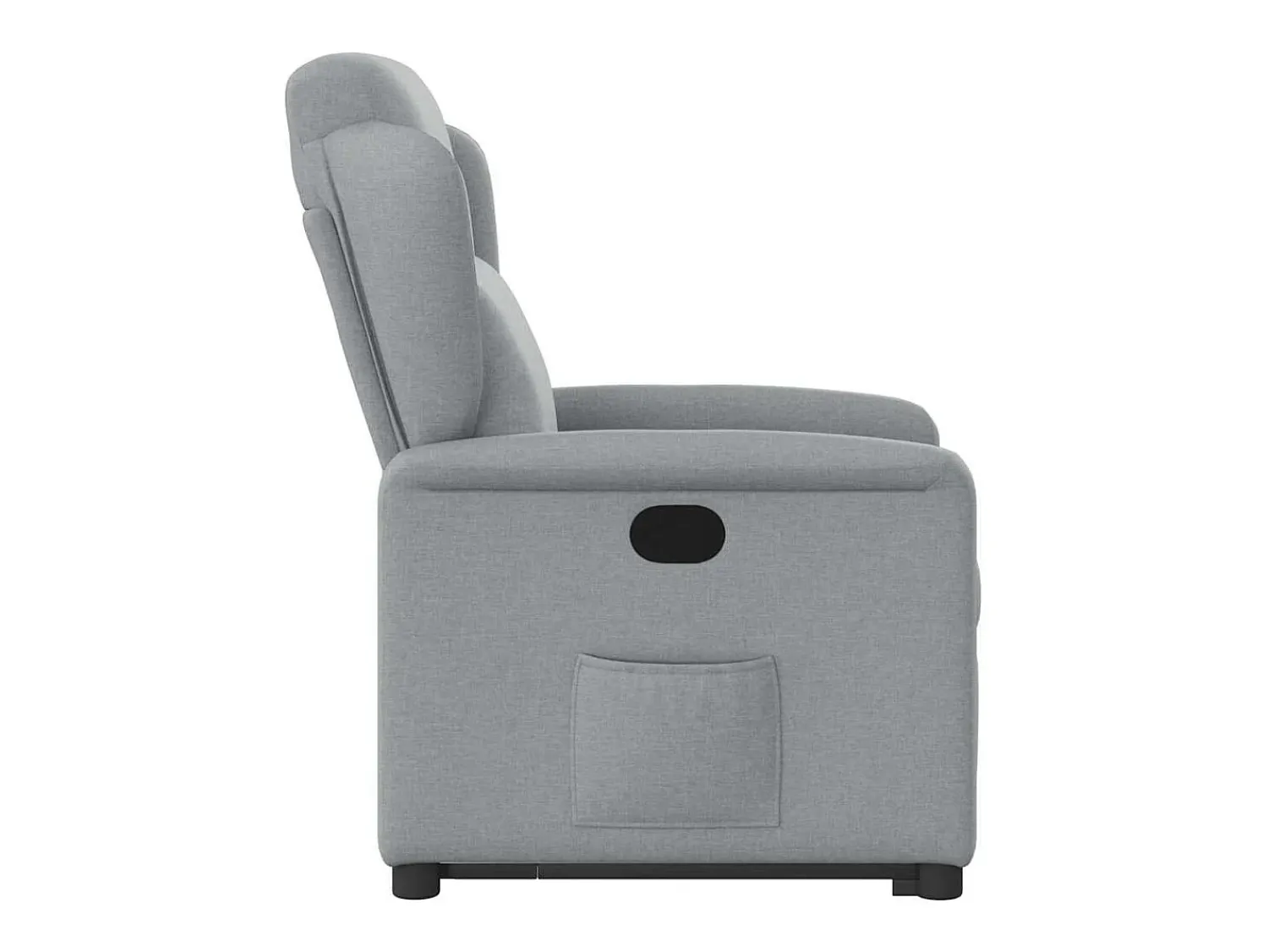 Poltrona* Poltrona Confortável | Poltrona reclinável elevatória tecido -claro SHL7026 Cinzento
