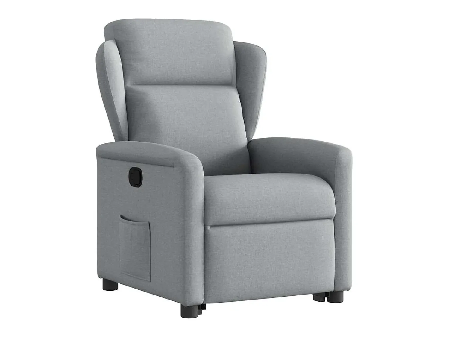 Poltrona* Poltrona Confortável | Poltrona reclinável elevatória tecido -claro SHL7026 Cinzento