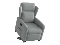 Poltrona* Poltrona Confortável | Poltrona reclinável elevatória tecido -claro SHL7026 Cinzento
