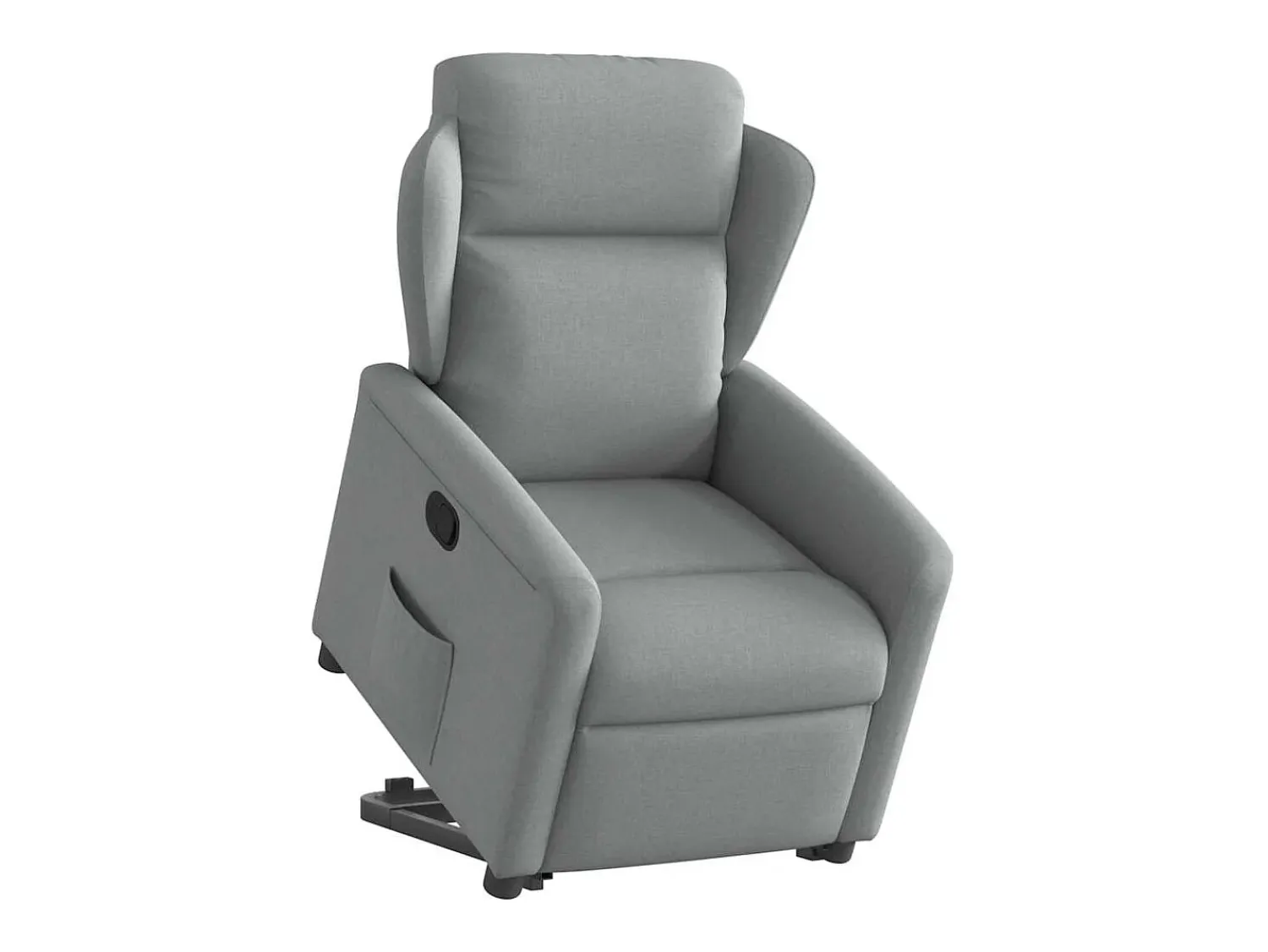 Poltrona* Poltrona Confortável | Poltrona reclinável elevatória tecido -claro SHL7026 Cinzento