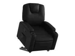 Poltrona* Poltrona Confortável | Poltrona reclinável elevatória couro artificial SHL525553 Preto