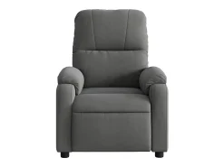 Sale Poltrona Confortável | Poltrona reclinável elétrica tecido de microfibra cinza-escuro SHL133376 Cinza antracite