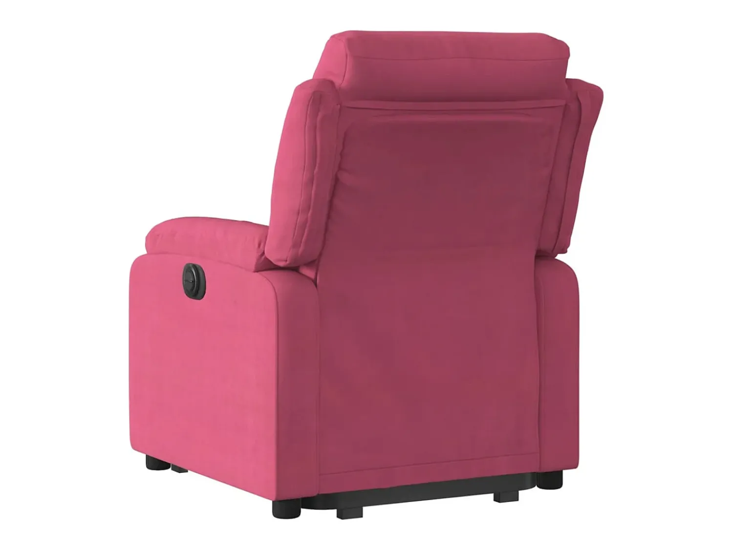 Poltrona| Poltrona Confortável | Poltrona reclinável elevatória elétrica veludo -tinto SHL329154 Vermelho