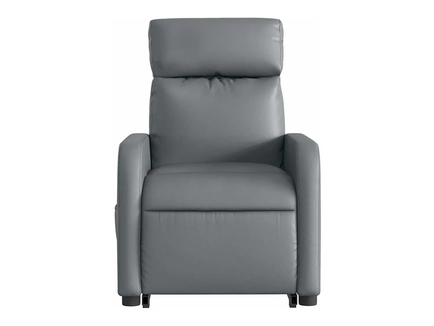 Poltrona* Poltrona Confortável | Poltrona reclinável elevatória elétrica couro artificial cinza SHL633353 Cinzento