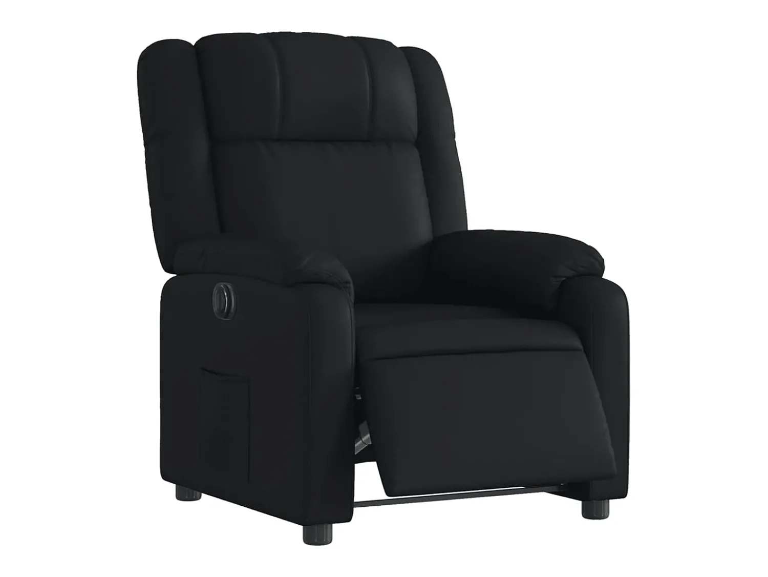 Online Poltrona Confortável | Poltrona reclinável elétrica couro artificial SHL107486 Preto