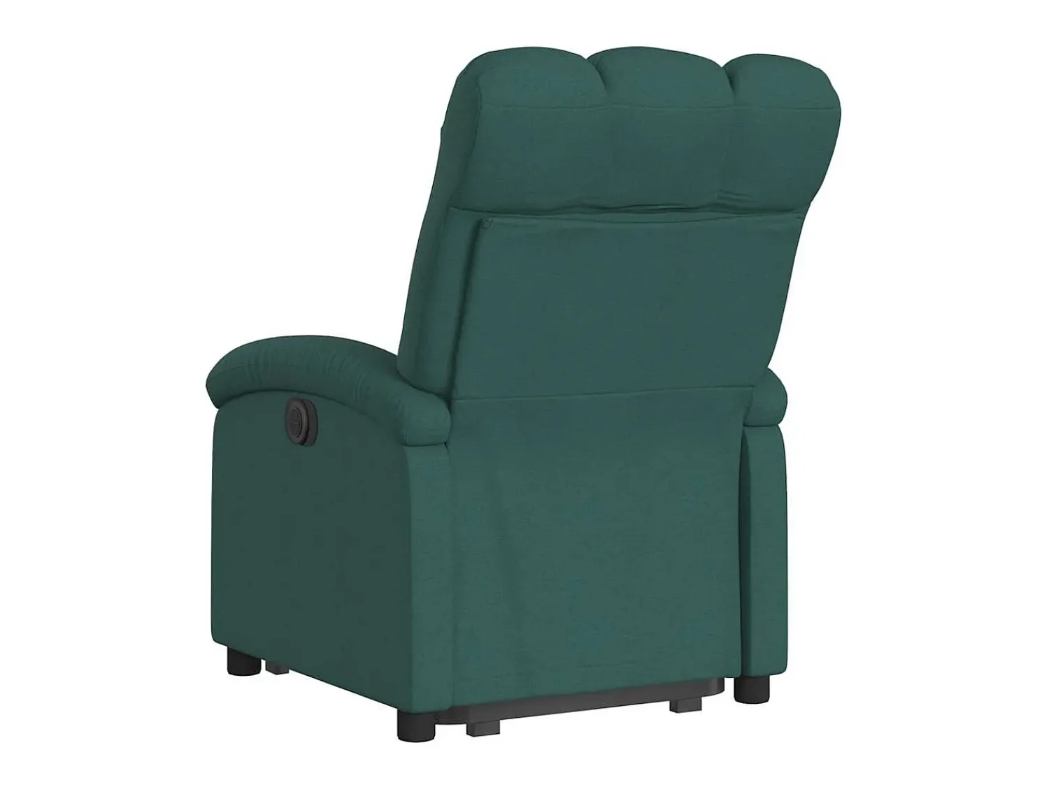 Poltrona Confortável | Poltrona reclinável elevatória elétrica tecido verde-escuro SHL859456^ Poltrona