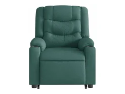Poltrona Confortável | Poltrona reclinável elevatória elétrica tecido verde-escuro SHL932056^ Poltrona