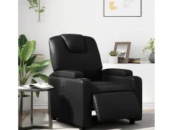 Poltrona Confortável | Poltrona reclinável elétrica couro artificial SHL303600^ Poltrona