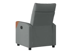 New Poltrona Confortável | Poltrona reclinável elétrica tecido cinzento-escuro SHL998565 Cinza antracite