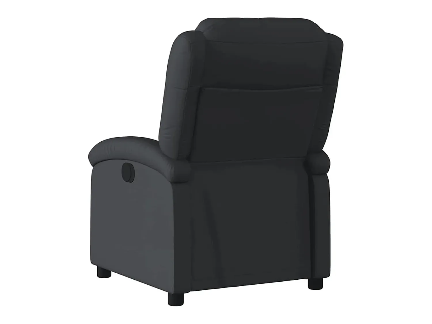 Poltrona* Poltrona Confortável | Poltrona reclinável em couro legítimo SHL628990 Preto