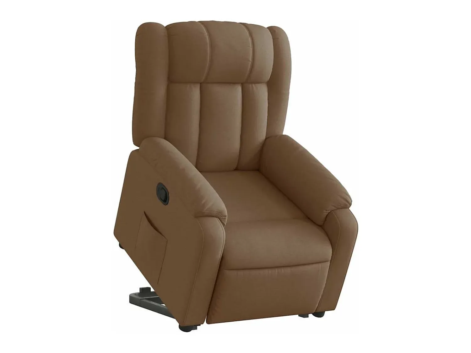 Poltrona* Poltrona Confortável | Poltrona reclinável elevatória tecido SHL122706 Castanho