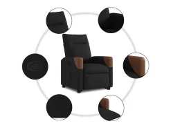 Poltrona Confortável | Poltrona reclinável elevatória tecido SHL310996^ Poltrona