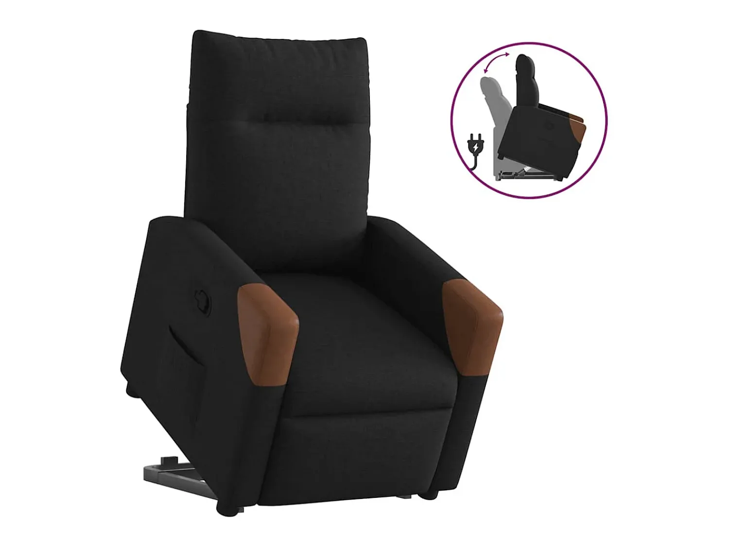 Poltrona Confortável | Poltrona reclinável elevatória tecido SHL310996^ Poltrona