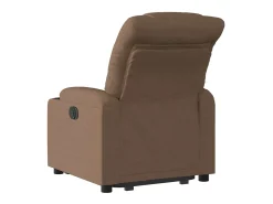 Discount Poltrona Confortável | Poltrona reclinável elevatória tecido SHL826111 Castanho