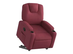 Poltrona* Poltrona Confortável | Poltrona reclinável elevatória tecido tinto SHL964713 Vermelho