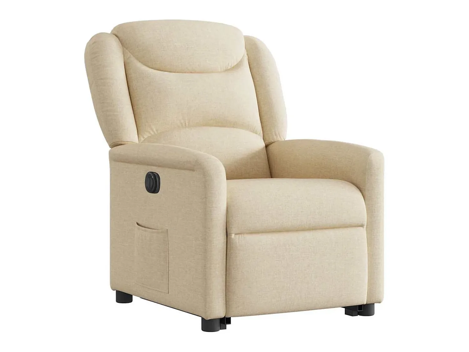 Poltrona* Poltrona Confortável | Poltrona reclinável elevatória elétrica tecido cor SHL23717 Creme