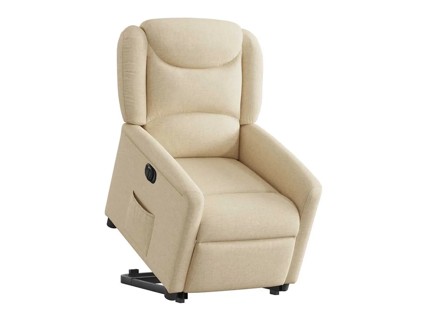 Poltrona* Poltrona Confortável | Poltrona reclinável elevatória elétrica tecido cor SHL23717 Creme