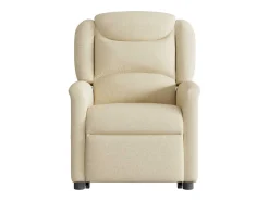 Poltrona* Poltrona Confortável | Poltrona reclinável elevatória elétrica tecido cor SHL23717 Creme