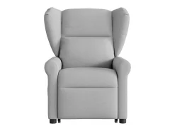 Poltrona| Poltrona Confortável | Poltrona reclinável elevatória elétrica tecido -nublado SHL964493 Cinzento