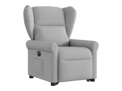 Poltrona| Poltrona Confortável | Poltrona reclinável elevatória elétrica tecido -nublado SHL964493 Cinzento