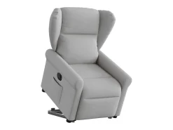 Poltrona| Poltrona Confortável | Poltrona reclinável elevatória elétrica tecido -nublado SHL964493 Cinzento