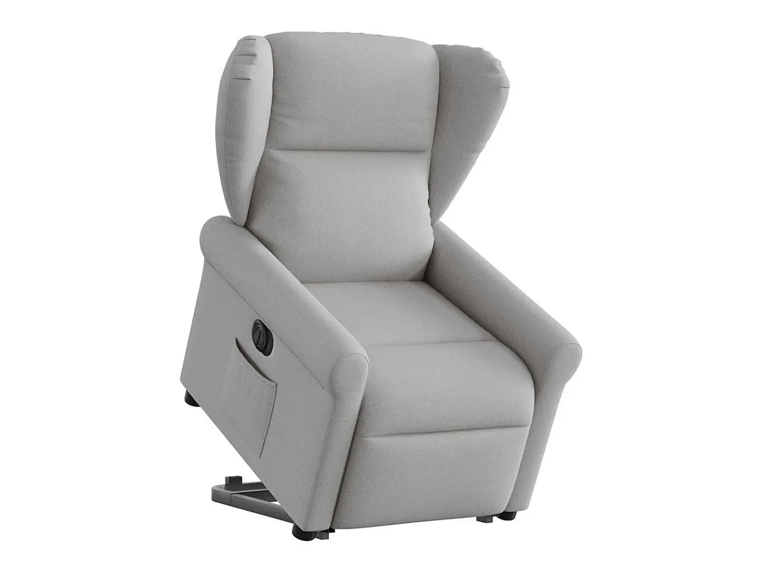 Poltrona| Poltrona Confortável | Poltrona reclinável elevatória elétrica tecido -nublado SHL964493 Cinzento