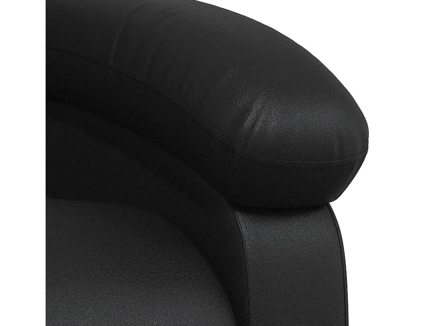 Poltrona Confortável | Poltrona reclinável em couro sintético SHL58318 Preto